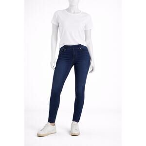 SPANX Pull On Jeans Womens Skinny Dark Wash 24x28 Stretch High Rise Jeggings XS